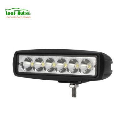 18W LED Spot Flood Work Light for off Road Vehicle SUV Truck 12V 6&quot; 18W LED Work Light Bar