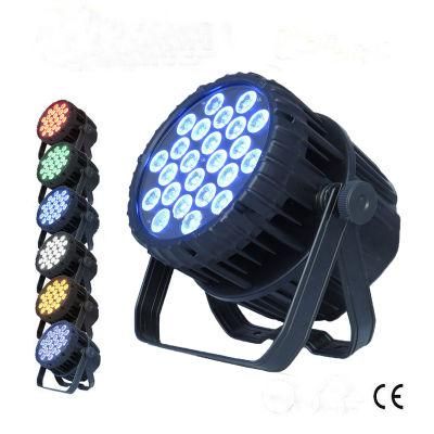 Outdoor IP65 Rgbaw 24*18W DMX LED Stage Lighting for Concert