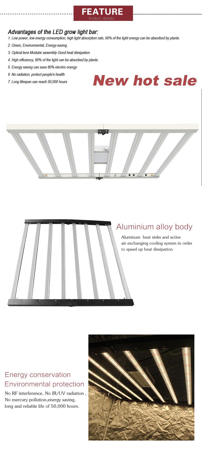White LED and 660nm Full Red LEDs Full Spectrum for LED Indoor Plants Light 600W