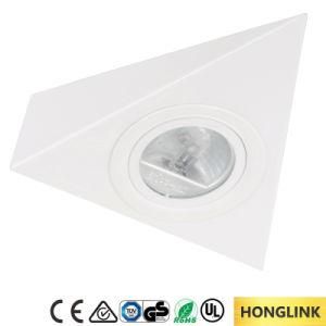 White Triangle Surface Mounted Cabinet G4 12V 20W Halogen Cabinet Light