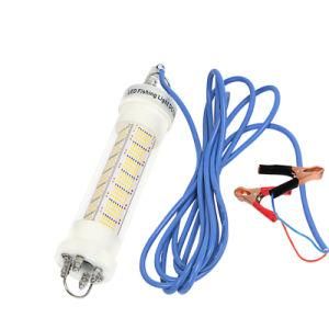 IP68 Waterproof Underwater Freshwater Fishing DC12V 200W LED Squid Fishing Bait Lights