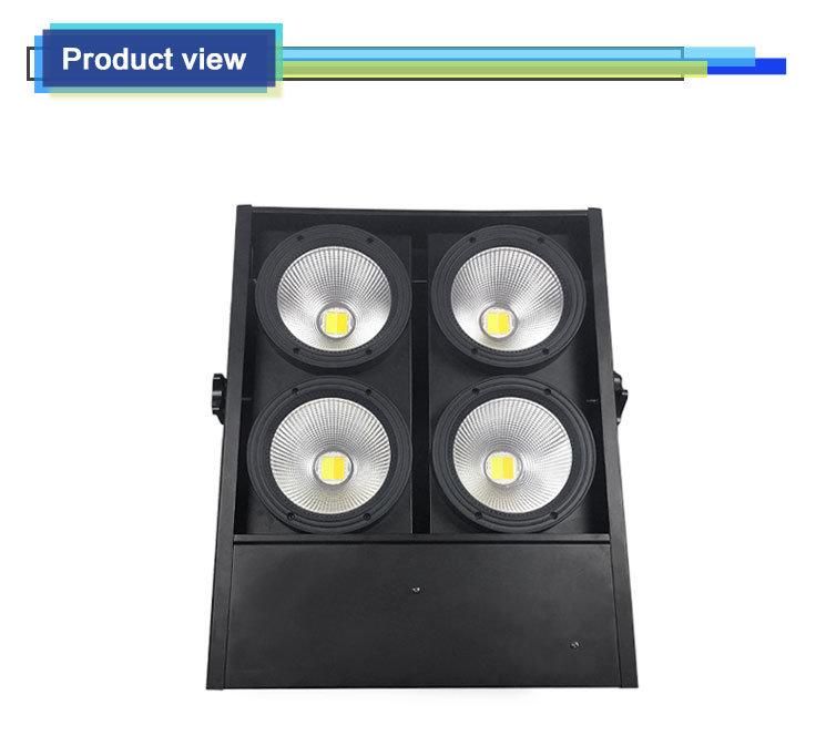 Yuelight LED Blinder Light, 4 Eyes COB LED Stage Light, Audience Light, Disco Light, DJ Light