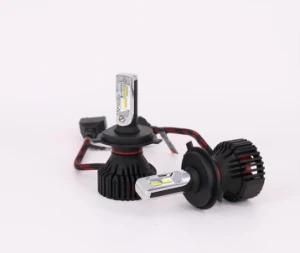 Super Brightness T8 Series LED Car Headlight H4 Car Auto Kits 72W 8000lm with Cooling Fan