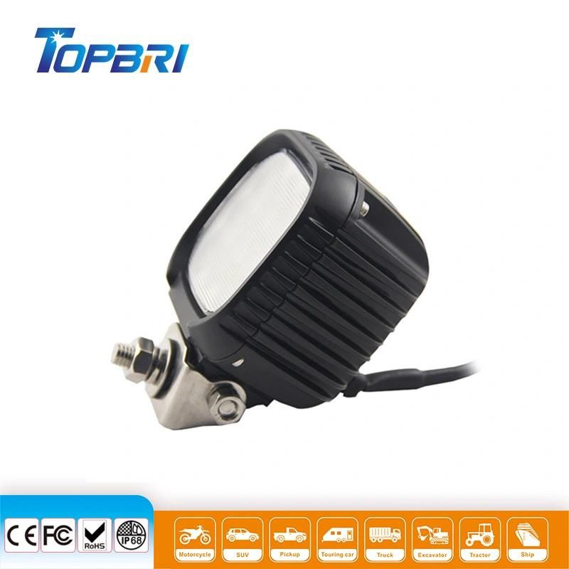 63W Square Flood LED Work Light for Motorcycle Mining Agriculture Headlight Jeep Bobcat