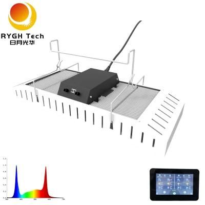 Indoor Lighting IP65 Hydro Plant 2.8 Umol/J Dimmable Full Spectrum 800W LED Grow Light