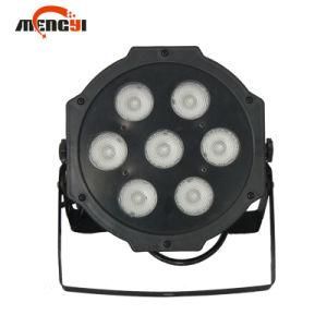 7X10W RGBW Flat LED PAR Light/7PCS RGBW 10W LED Flat PAR 4in1 Light