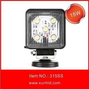 Spot Flood Beam Square 15W LED Work Light for Tractor (315SS)