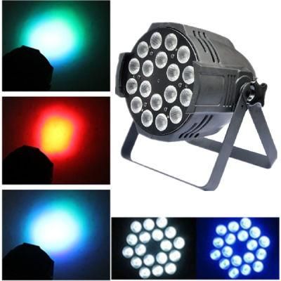 Disco Lighting Full Color 18PCS 4in1 LED PAR Light for Satge