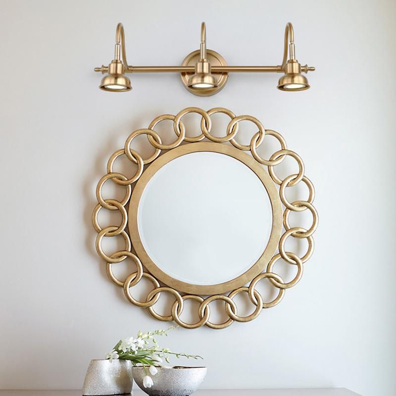 American Mirror Light Bathroom LED Retro Mirror Cabinet Bathroom Lamp Wall Lamp