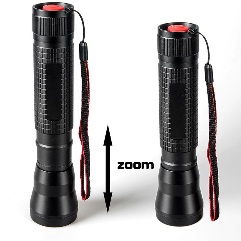 Yichen New Design Zoom LED Flashlight Aluminium Tactical Flashlight