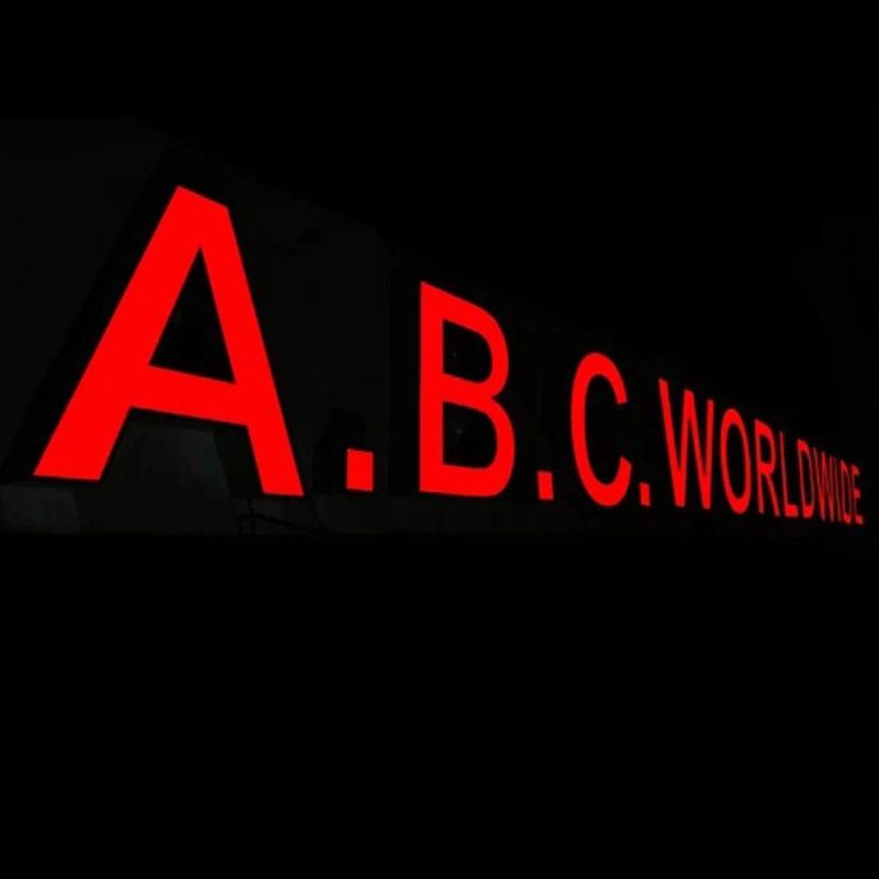Dear Manufactured Custom 3D Logo LED Sign Acrylic Letters Advertising LED Sign