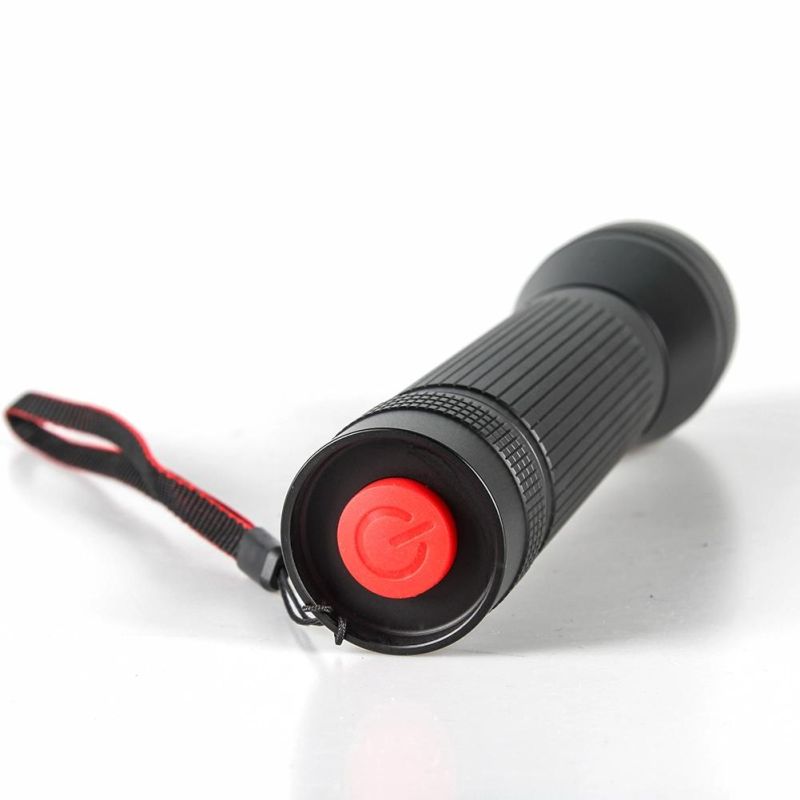 Yichen 4 AAA Battery Operated Zoomable Aluminum LED Flashlight Tactical Torch