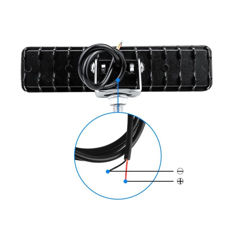 Dxz Factory 6LED 18W Long Strip Daytime Running Light Auxiliary Light off-Road Vehicle Modified Thin Lamp