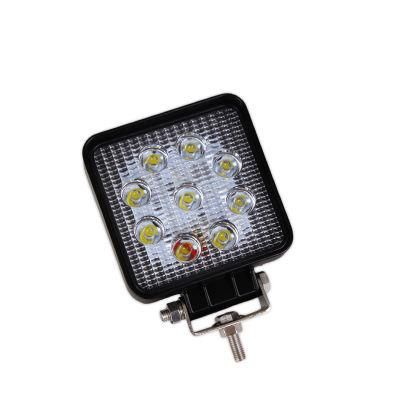 LED Work Light Bar 12V 24V for Car Yellow Fog Lamp 4X4 Motorcycle Tractors Driving Lights White Square Spotlight