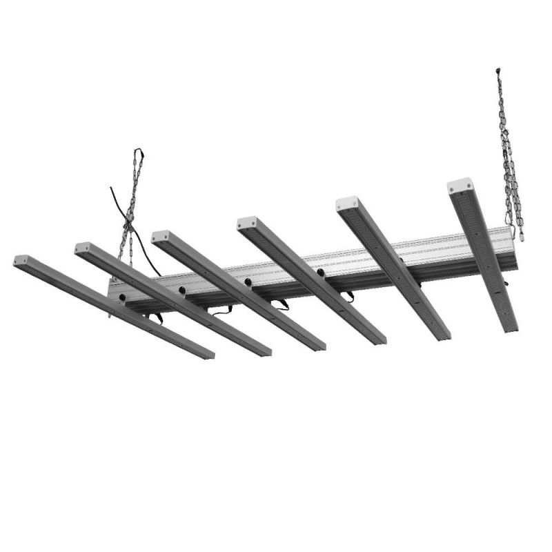 6 Bars Full Spectrum LED Grow Light 720W for Medical Plants Herbs, Supplement Light for Green House Plants, FCC, RoHS