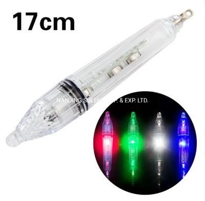 17cm Transparent Deep Drop Underwater Attractive LED Fishing Light