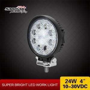 Round Shape 24watt 4 Inch LED Work Light for Offroad