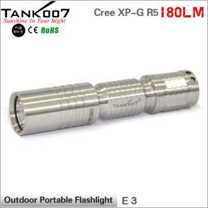 Stainless Steel LED Flashlight, CREE LED Torch Flash Light