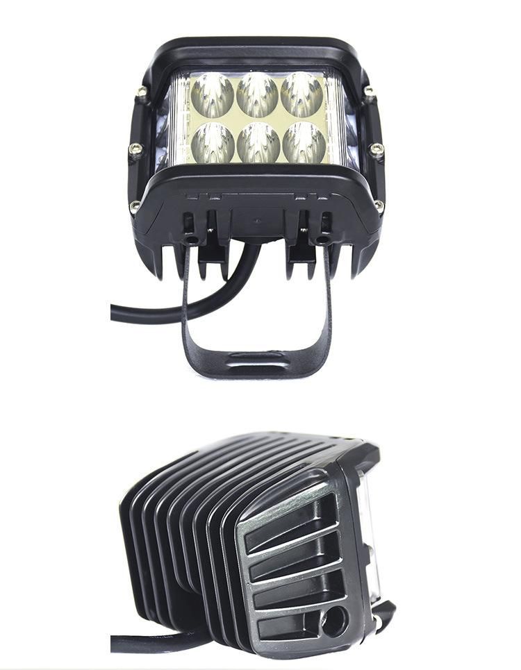 12LEDs LED Cube 60W LED Work Light 12V 24V off Road Driving Light for SUV Truck Car Side Shooter Light