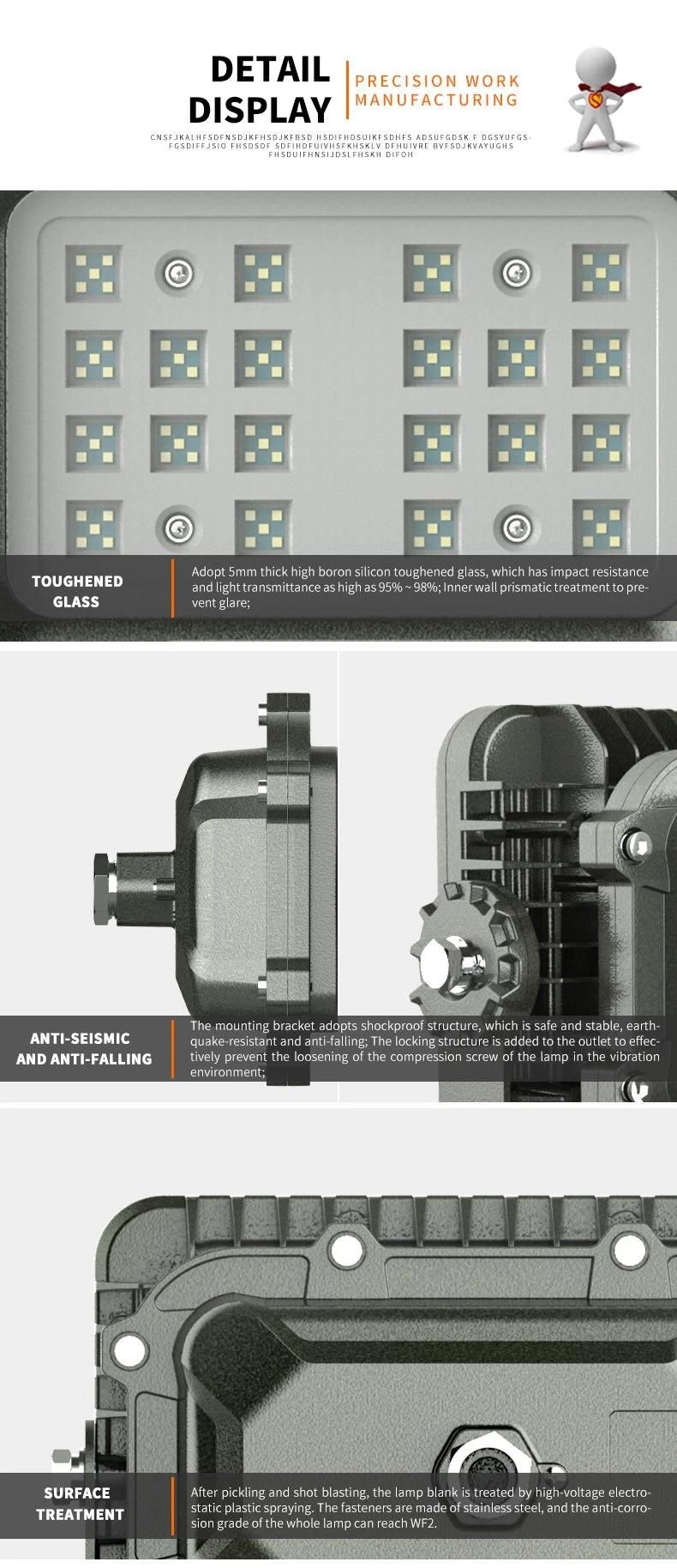 Class 1 Divison 2 Atex Certified IP66 Station LED Explosion Proof Flood Light