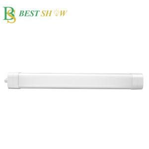 Power Adjustable Linkable TUV D Mark Listed 5X2.5mm Through Wire 20W 40W 60W LED Light Tri-Proof Light