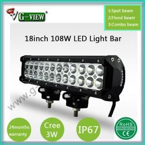 Factory Car LED Lamp for 4X4 LED Bar Light 108W CREE LED Offroad Light