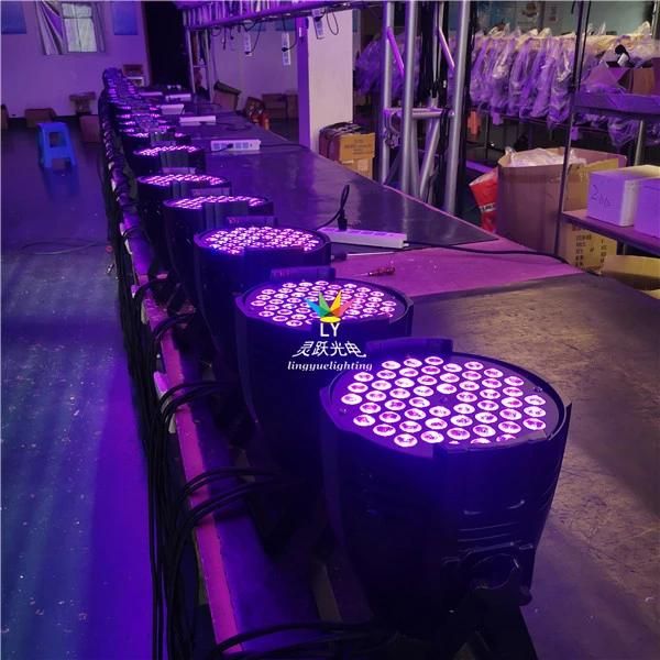 DMX RGB 3in1 54X3w PAR 64 Stage LED Lighting