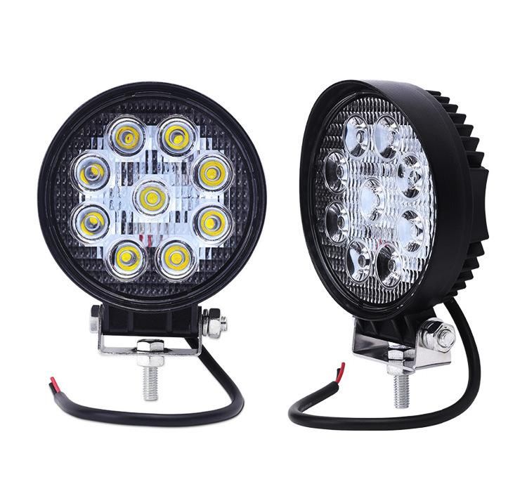 4.3" Offroad LED Work Lamp 27W for Jeep ATV 4X4 Truck Tractor Flood Spot Beam 27W LED Work Light