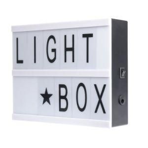 A5 Size Free Combinated Letter Light Box