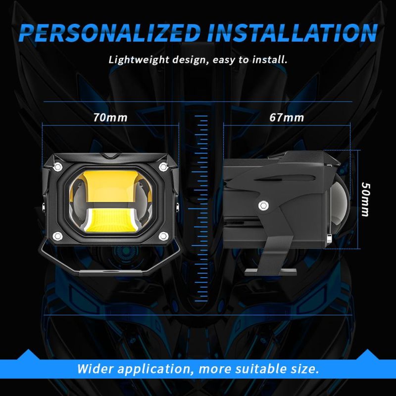 Dxz Motorcycle LED Light with External Drive 21W Customize Auto Lighting System Car LED Headlights
