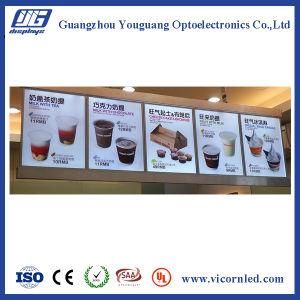 LED menu Board- Customized size Crystal LED Light Box