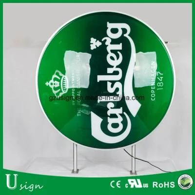 3D Outdoor Double Lit Company Logo LED Lightbox