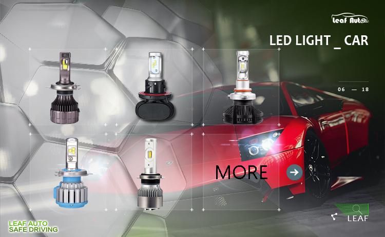 Focos LED S6 LED H1 H3 H7 H4 H13 H11 9004 880 9007 S2 Car Headlight Bulbs Luces LED S2 72W 8000lm Auto Headlight S2