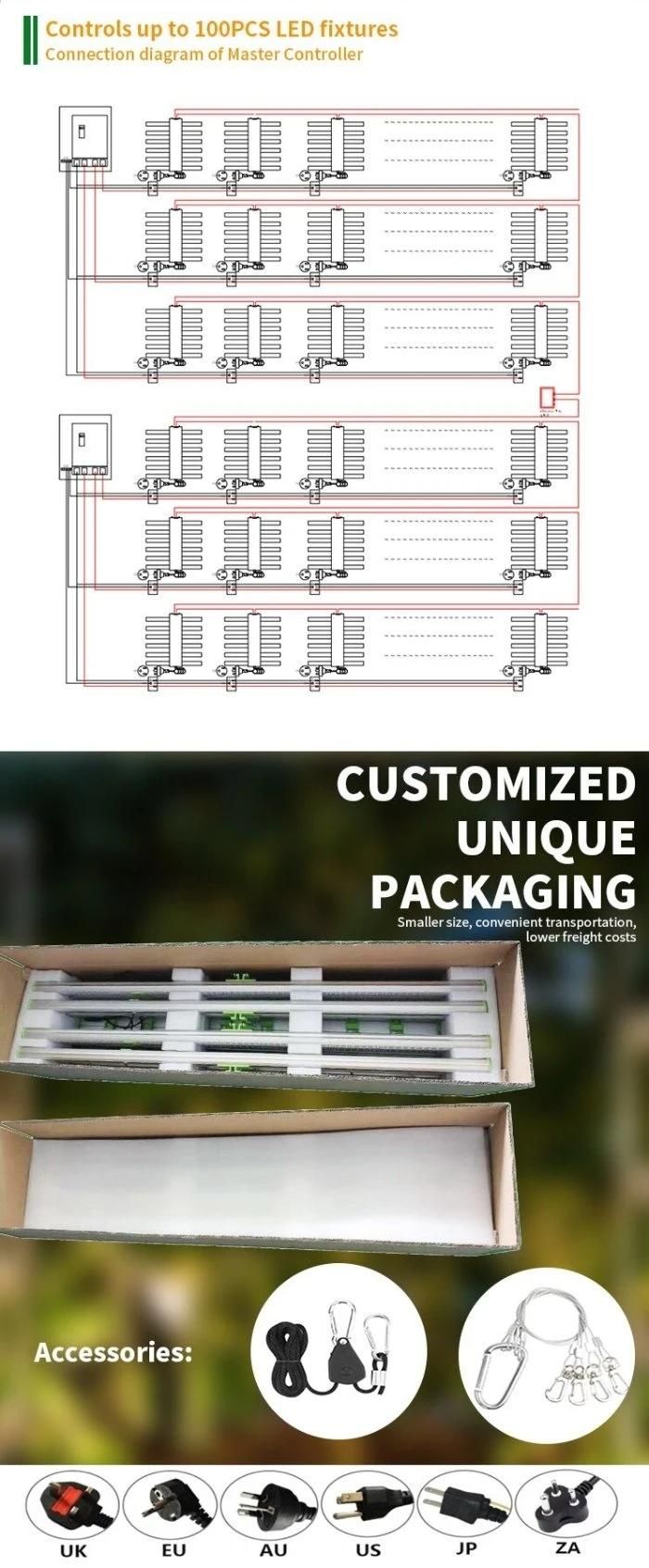 ETL Dimmable Full Spectrum Bar 800W LED Grow Light for Medical Plants