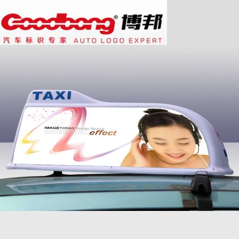 Vacuum Forming Plastic Taxi Advertising Roof Top Light Box