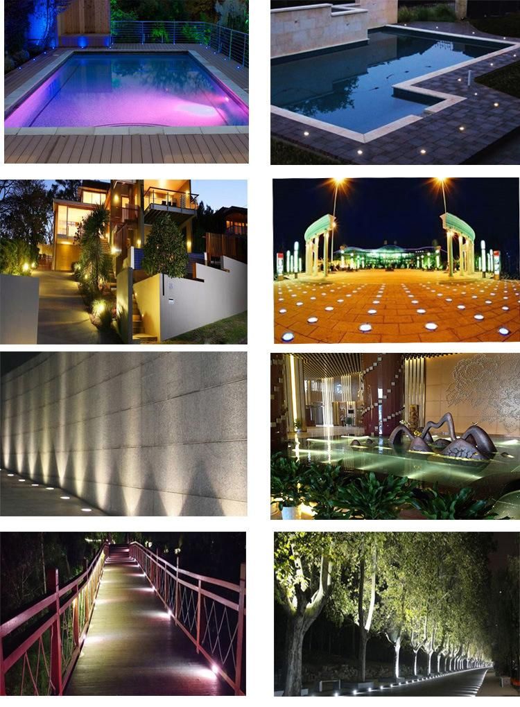 Ss IP68 Recessed RGB 3in1 LED Underwater Pool Light