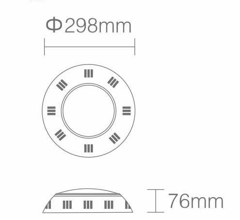 RGB LED Pool Light on/off Switch Controlled (FG-UWL298*67-252/351/558)