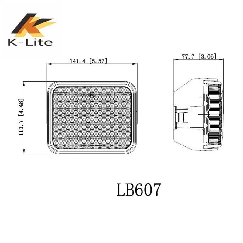 Auto Lighting Plastic LED Work Light Lb607