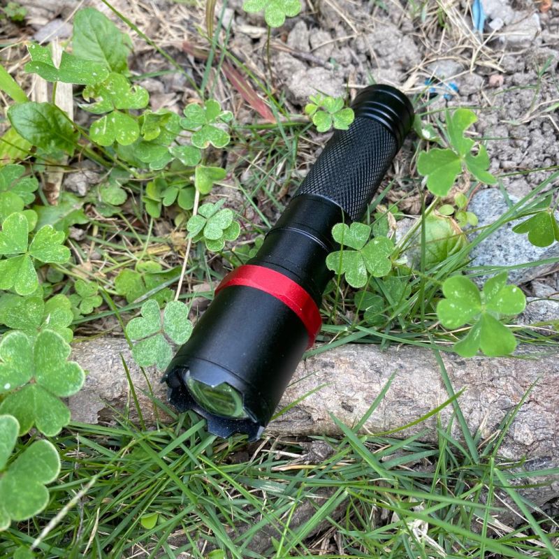 USB Rechargeable Outdoor Camping Searching LED Flashlight