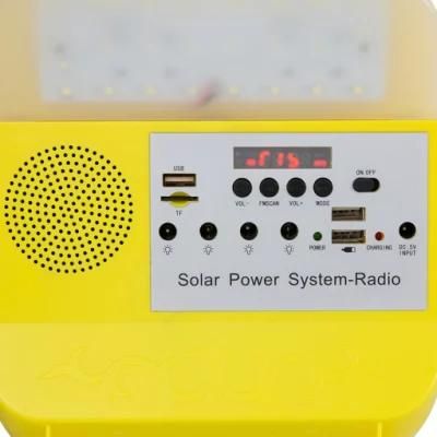 Solar Small System Lighting Outdoor Radio Mobile Power LED Bulb Solar Bluetooth Speaker