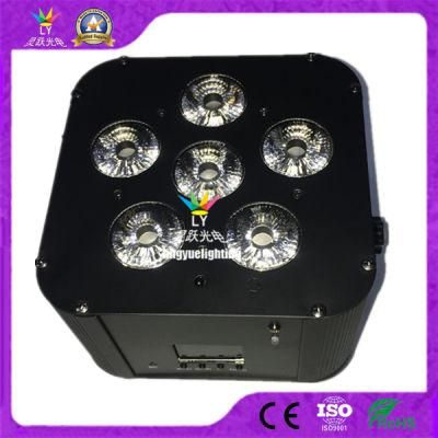 6X18W RGBWA UV 6in1 Indoor Battery Powerd Wireless DJ Disco LED PAR