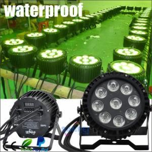 Night Club &Party Stage LED 9PCS 5-in-1 Waterproof PAR Light
