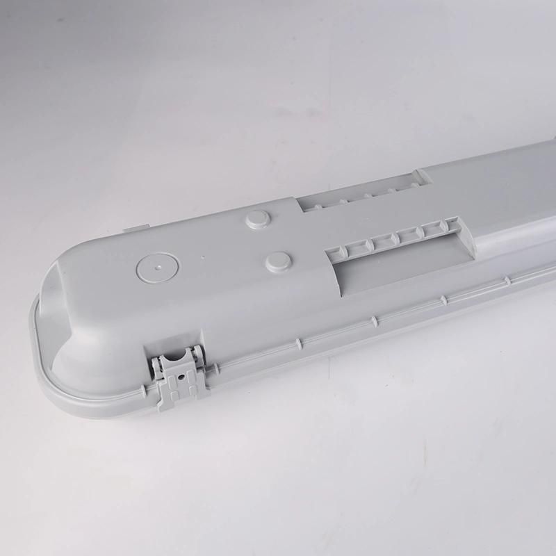 Unbreakable 60W 140lm/W 2*1500mm LED Waterproof IP65 Linear Light Lamp