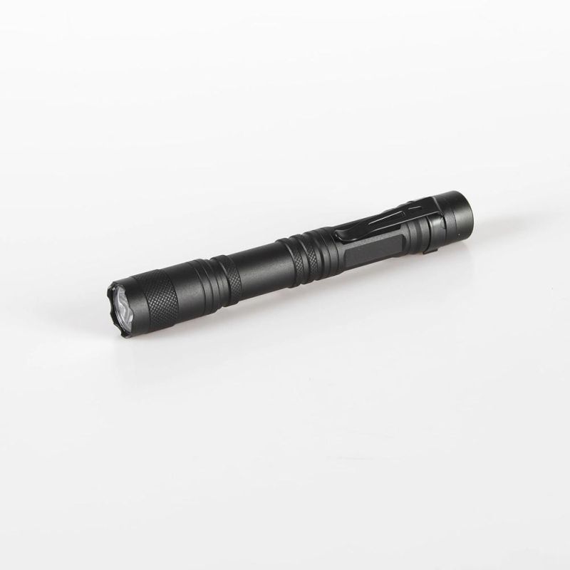 Yichen Pen Shape Aluminum Alloy LED Flashlight with Pocket Clip for Work Light