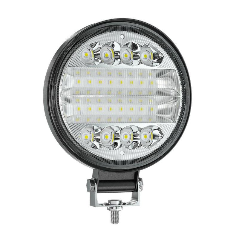 Dxz Round LED Lights 12V 24V 4 Inch 24LED 72W 25mm Truck Spot Driving Lights LED Work Light Bar Waterproof for off-Road SUV Boat 4X4 Jeep 4WD