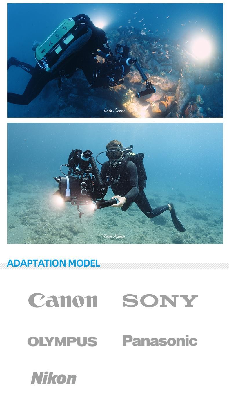 Working Distance 27mm – 36mm Very Close-up Underwater Camera Lens for Videographers
