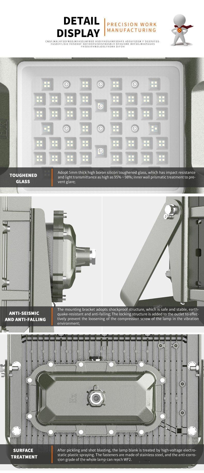 Atex / Iecex Zone2 Hot Sell High Power 400W Explosion Proof Light Parts LED Floodlight