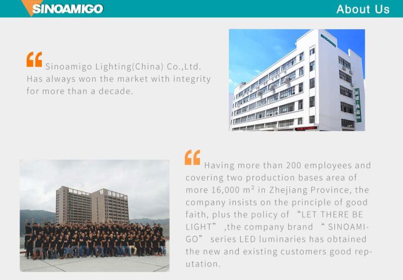 Sinoamigo 20W 40W 55W LED IP65 Waterproof Luminaire