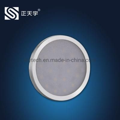 Best Selling DC 12V Powered Surface Mounted LED Puck Lighting for Furniture/Wardrobe/Cabinet/Counter