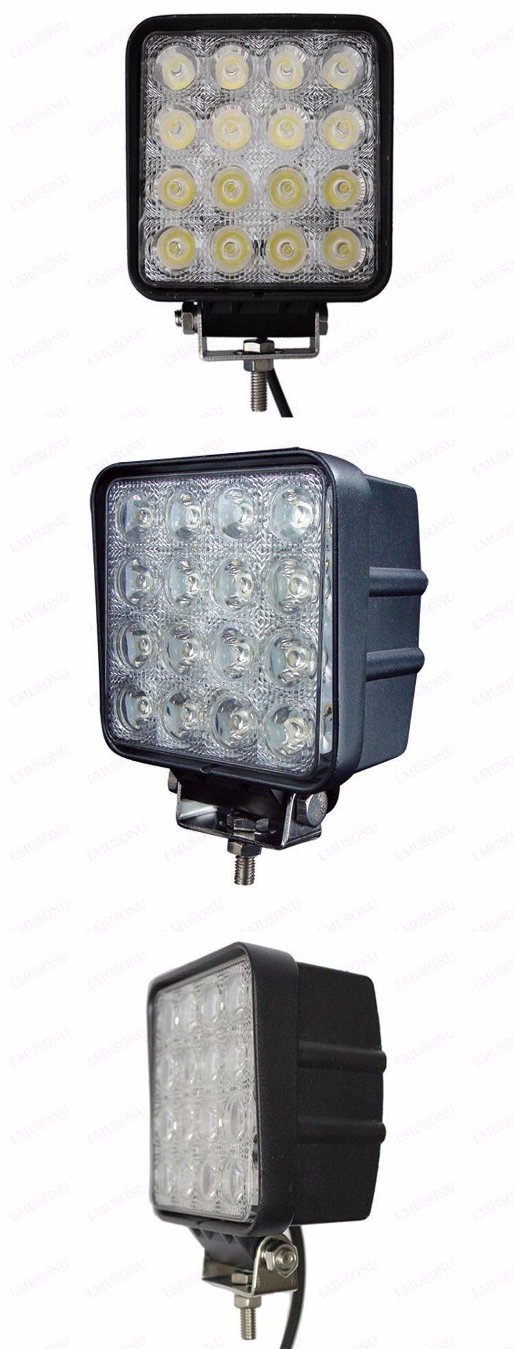 High Quality 12V 4.3 Inch 48W Offroad LED Work Light Bridgelux